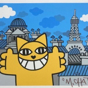 M. Chat (Thoma Vuille) – Escapade – Sérigraphie – 2021